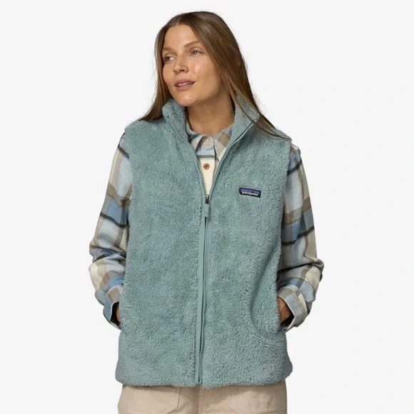 Patagonia Sherpa Vest in Seafoam Green